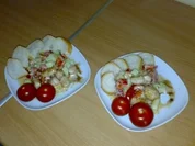 Putenbrustsalat mit Mayo-Dressing - Rezept