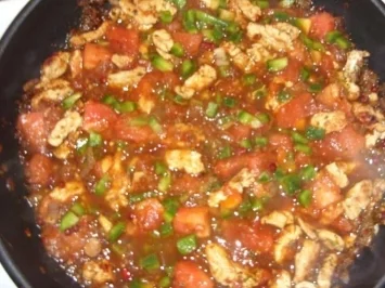 Nudeln mit Putenstreifen-Tomatensoße - Rezept - Bild Nr. 5