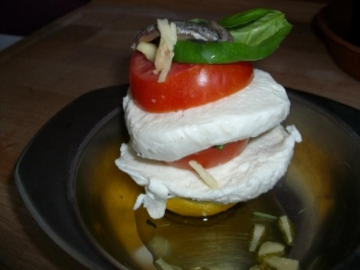 Bilder für Mozzarella Türmchen - Rezept