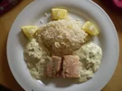 Gegrillter Lachs an Joghurt-Senf-Dip - Rezept