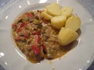 Gemüserahm zu Schweinesteaks - Rezept