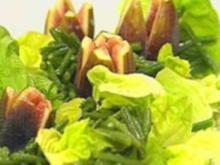 Salat mit Feigen und Bohnen - Rezept