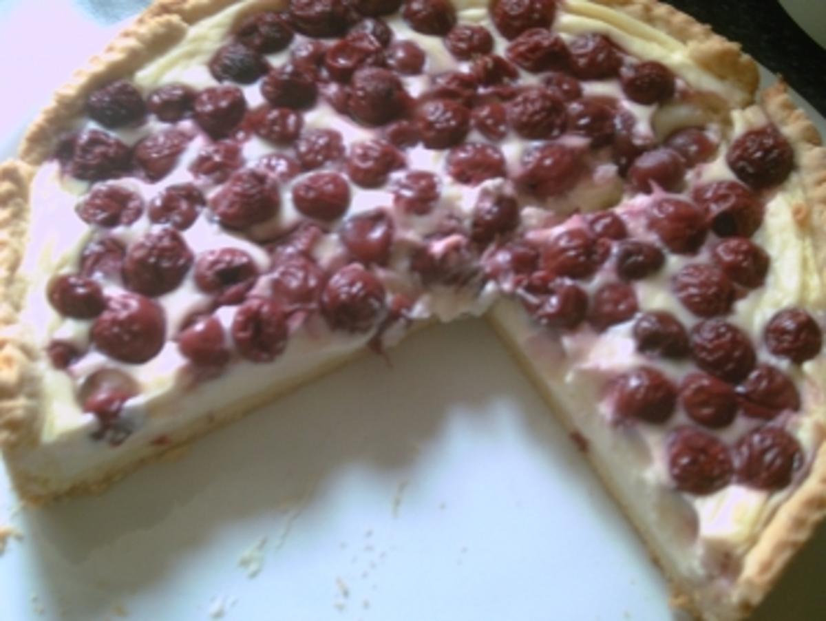 Bilder für Schmandkuchen mit Kirschen - Rezept