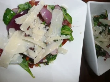 Warmer Feldsalat mit Bacon - Rezept