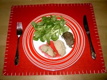 Geflügellebermousse mit Johannisbeer-Portwein-Gelee - Rezept