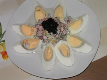 Brunchsauce "russisch" als Begleiter zu harten Eiern - Rezept