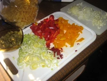 Rezept: Penne mit Gorgonzola, Hack und Überraschung Bild Nr. 3 Penne mit Gorgonzola, Hack und Überraschung - Rezept - Bild Nr. 3