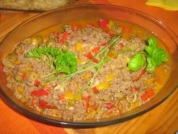 Rezept: Penne mit Gorgonzola, Hack und Überraschung Bild Nr. 6 Penne mit Gorgonzola, Hack und Überraschung - Rezept - Bild Nr. 6