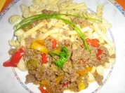 Rezept: Penne mit Gorgonzola, Hack und รberraschung Penne mit Gorgonzola, Hack und รberraschung - Rezept