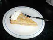 Apfelkuchen - gedeckt - Rezept