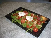 Rucola - Salat mit Ziegenkäse - Rezept