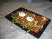 Rucola - Salat mit Ziegenkäse - Rezept