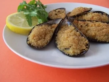 Gratinierte Muscheln - Rezept