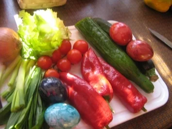 bunter Ostereiersalat - Rezept - Bild Nr. 2