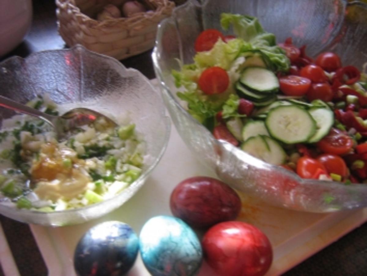 bunter Ostereiersalat - Rezept - Bild Nr. 3
