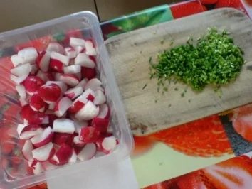 Rezept: Kalbsleber zu Radieschensalat und Röstkartoffeln Bild Nr. 7 Kalbsleber zu Radieschensalat und Röstkartoffeln - Rezept - Bild Nr. 7