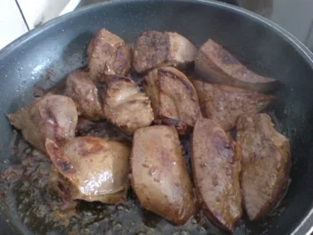 Rezept: Kalbsleber zu Radieschensalat und Röstkartoffeln Bild Nr. 14 Kalbsleber zu Radieschensalat und Röstkartoffeln - Rezept - Bild Nr. 14