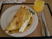 Spargel aus der Tüte im Pfannkuchen - Rezept