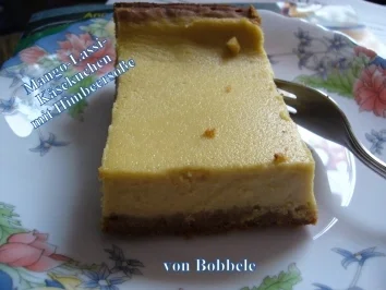 Rezept: Kuchen: Mango-Lassi-Käsekuchen mit Himbeersauce Kuchen: Mango-Lassi-Käsekuchen mit Himbeersauce - Rezept