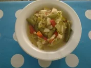 Gemüsesuppe mit Vanille und Ziegenkäse - Rezept