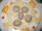 Fleischbällchen Suppe in Ei-Zitronensoße - Rezept