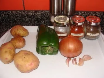 Beilage : -Scharfe Paprikakartoffeln- - Rezept - Bild Nr. 3