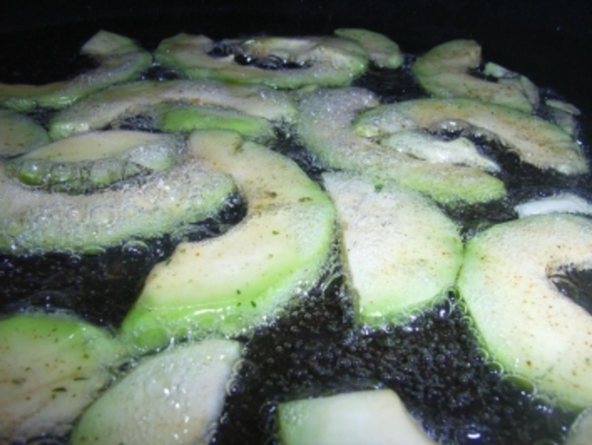 Kartoffel-Teller mit grün-weißer Decke - Rezept - Bild Nr. 4