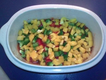 Rezept: Paprika-Bratwurst-Topf Bild Nr. 4 Paprika-Bratwurst-Topf - Rezept - Bild Nr. 4