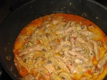 Rezept: Geschnetzeltes Jäger Art Bild Nr. 5 Geschnetzeltes Jäger Art - Rezept - Bild Nr. 5