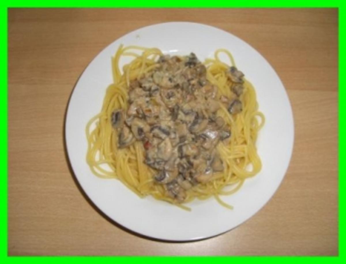 Bilder für Champignon-Sahnesosse auf Spaghettinest - Rezept