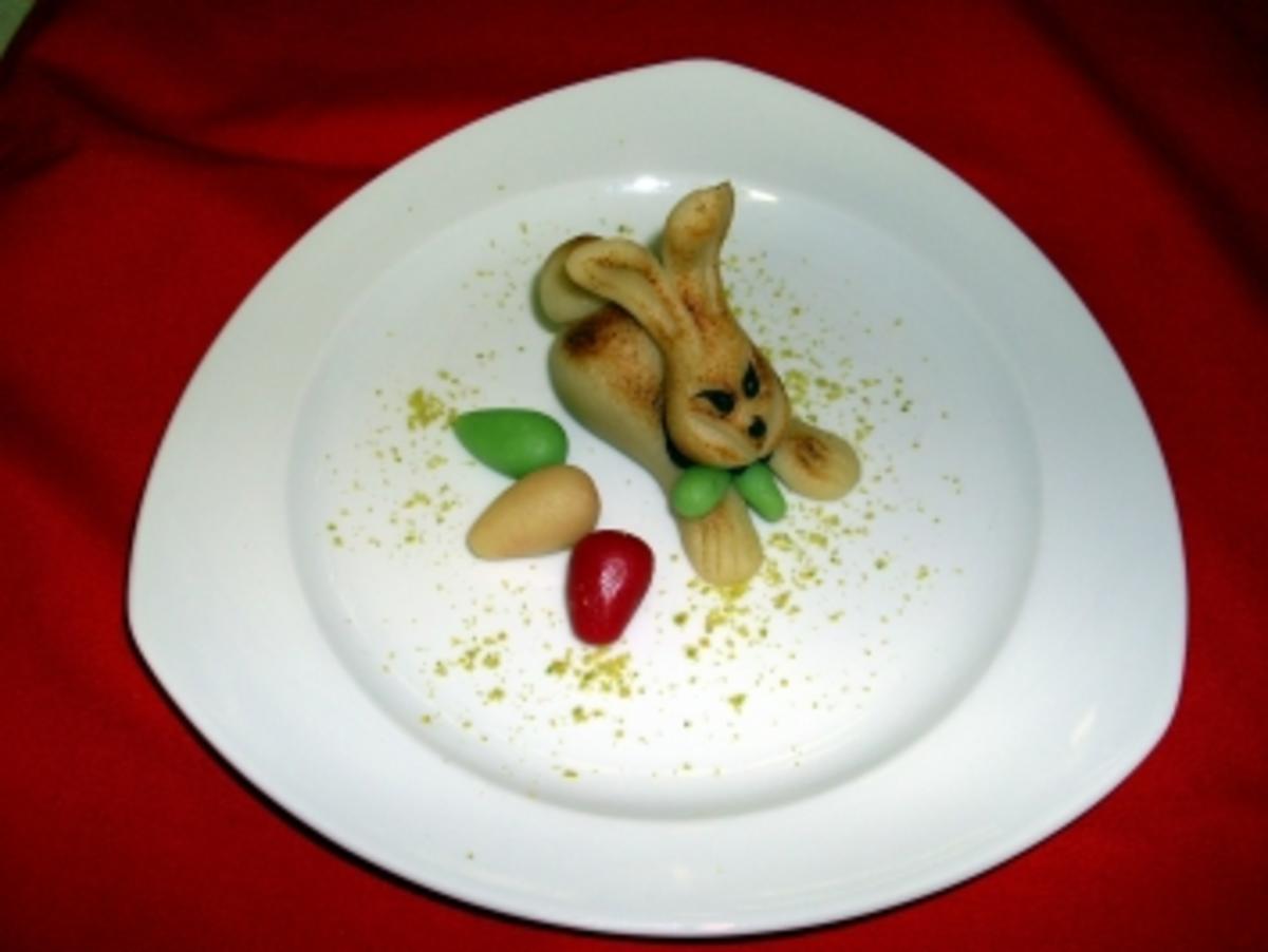 Bilder für Marzipanhase Zum Osterfest Rezept