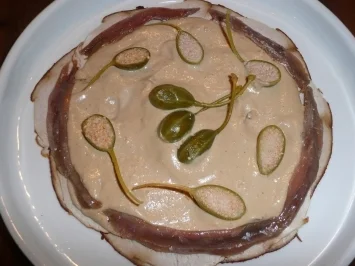 Schweinebraten mit Thunfischsoße - Rezept