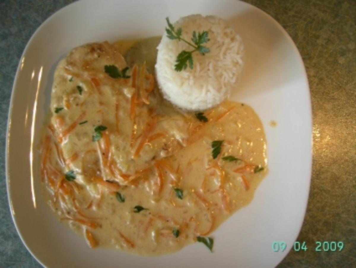 Bilder für Putenschnitzel in Whisky-Sahne-Sauce - Rezept