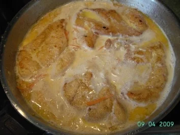 Putenschnitzel in Whisky-Sahne-Sauce - Rezept - Bild Nr. 2