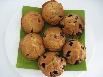 Blaubeermuffins - Rezept