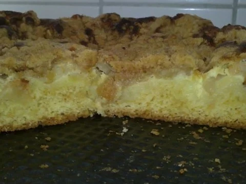 Apfel-Streuselkuchen mit Pudding Füllung - Rezept - Bild Nr. 4