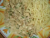 Geschnetzelte Putenbrust - Rezept