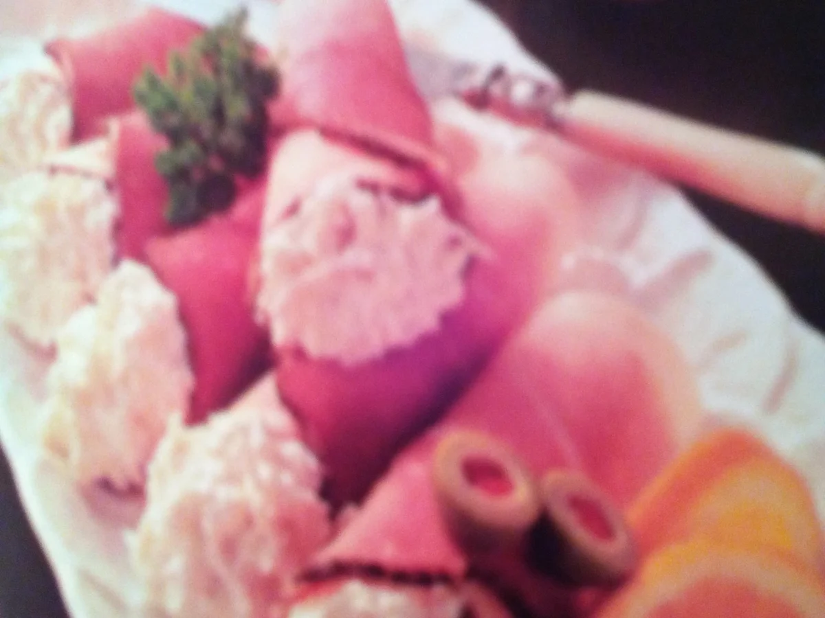 Schinkenrollen mit Meerrettichsahne - Rezept - Bild Nr. 3817