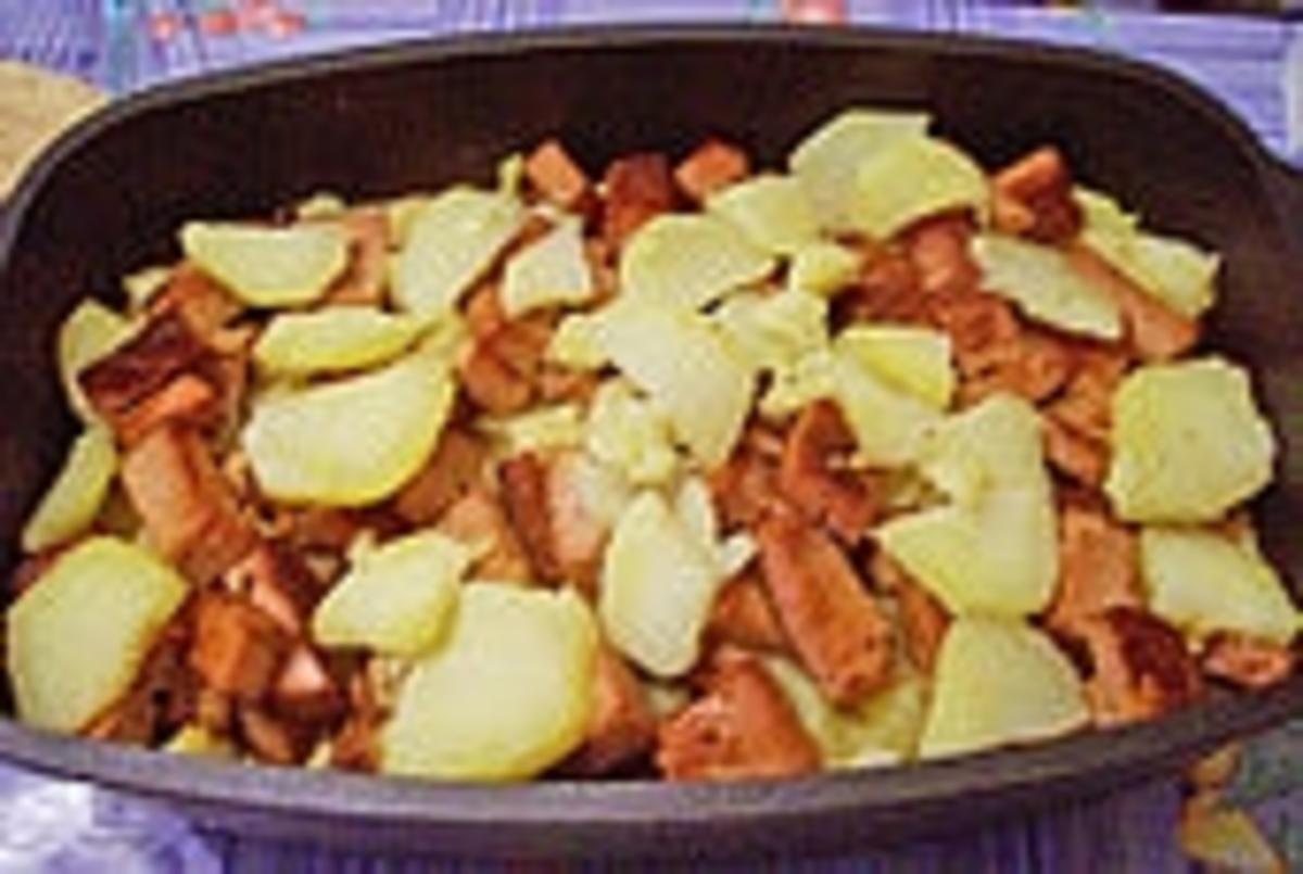 Leberkäse - Kartoffel - Auflauf - Rezept