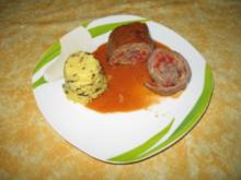 Rinderroulade mal anders gefüllt - Rezept