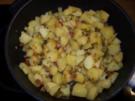 Bratkartoffeln mit Speck und Gurke - Rezept