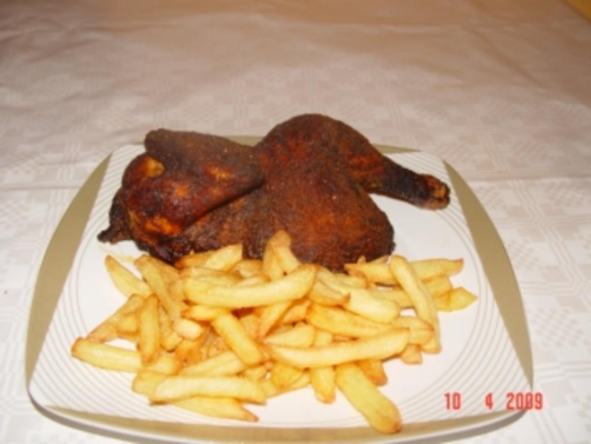 Knuspriges Grillhähnchen - Rezept mit Bild - kochbar.de