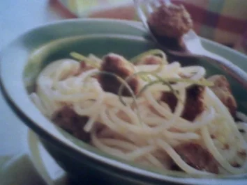 Rezept: Spaghettisalat Spaghettisalat - Rezept