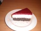 Mohn-Topfen-Torte mit Himbeerspiegel - Rezept