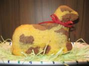 Geflecktes Osterlämmchen oder Häschen - Rezept