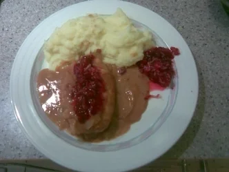 Hähnchenbrust mit Preiselbeerfüllung - Rezept