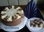 Kuchen  Würfeltorte - Rezept