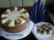 Kuchen  Würfeltorte - Rezept