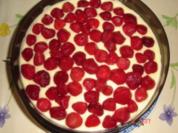 Erdbeerkuchen mit Aprikose- Maracuja Decke - Rezept