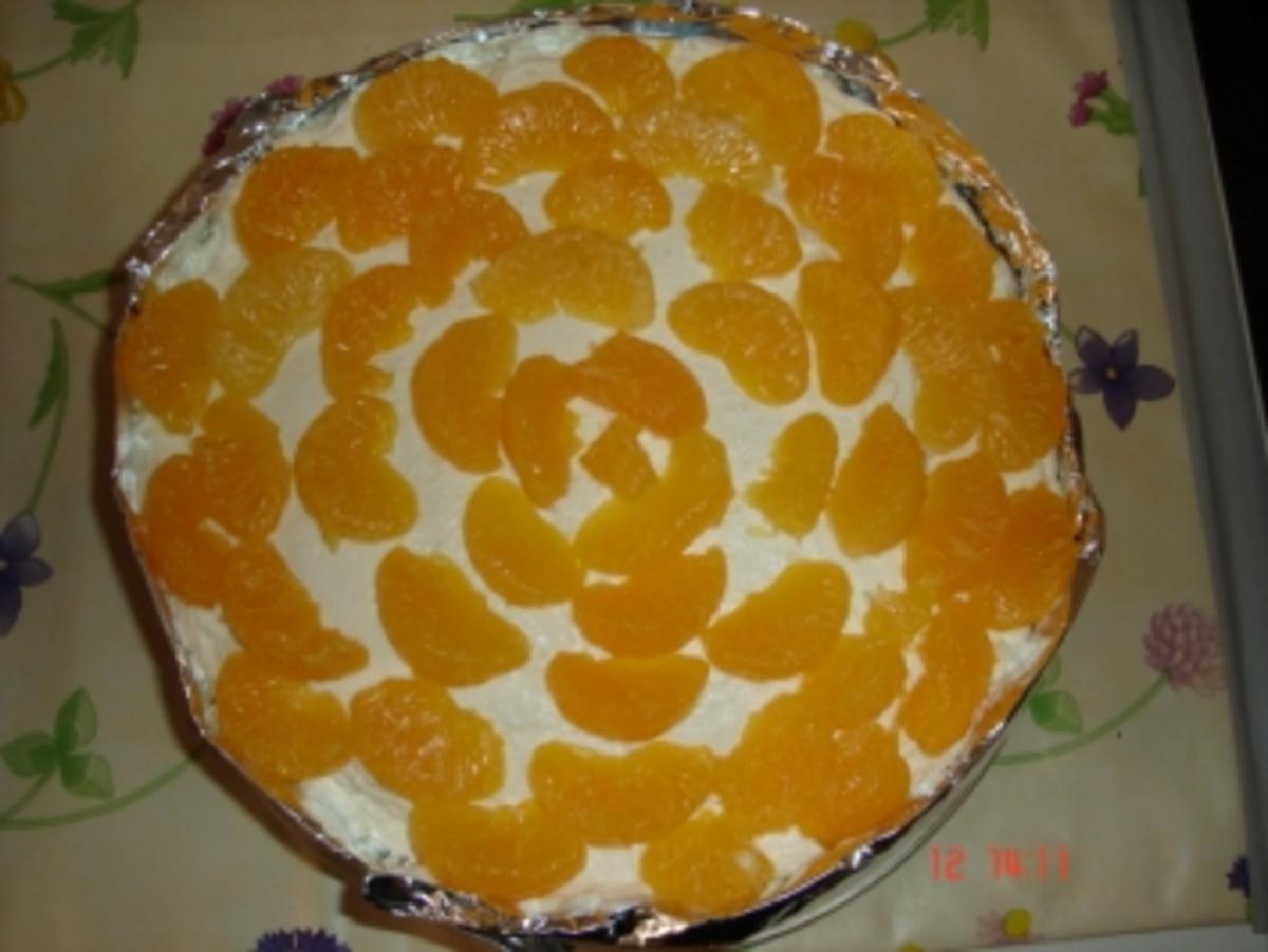 Mandarinenkuchen mit Quark-Sahne Füllung - Rezept - Bild Nr. 2